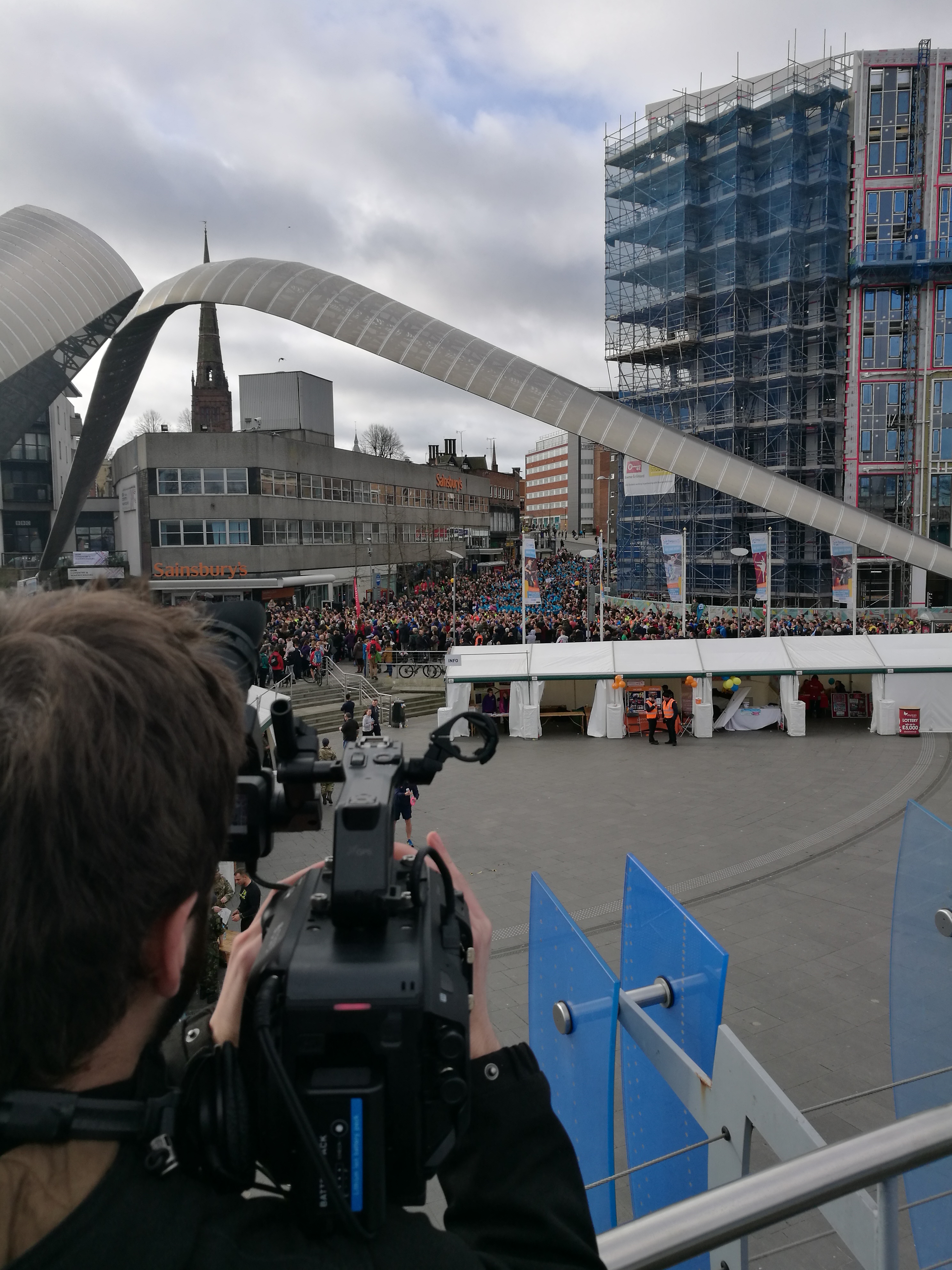 Filming The Coventry Half Marathon Video