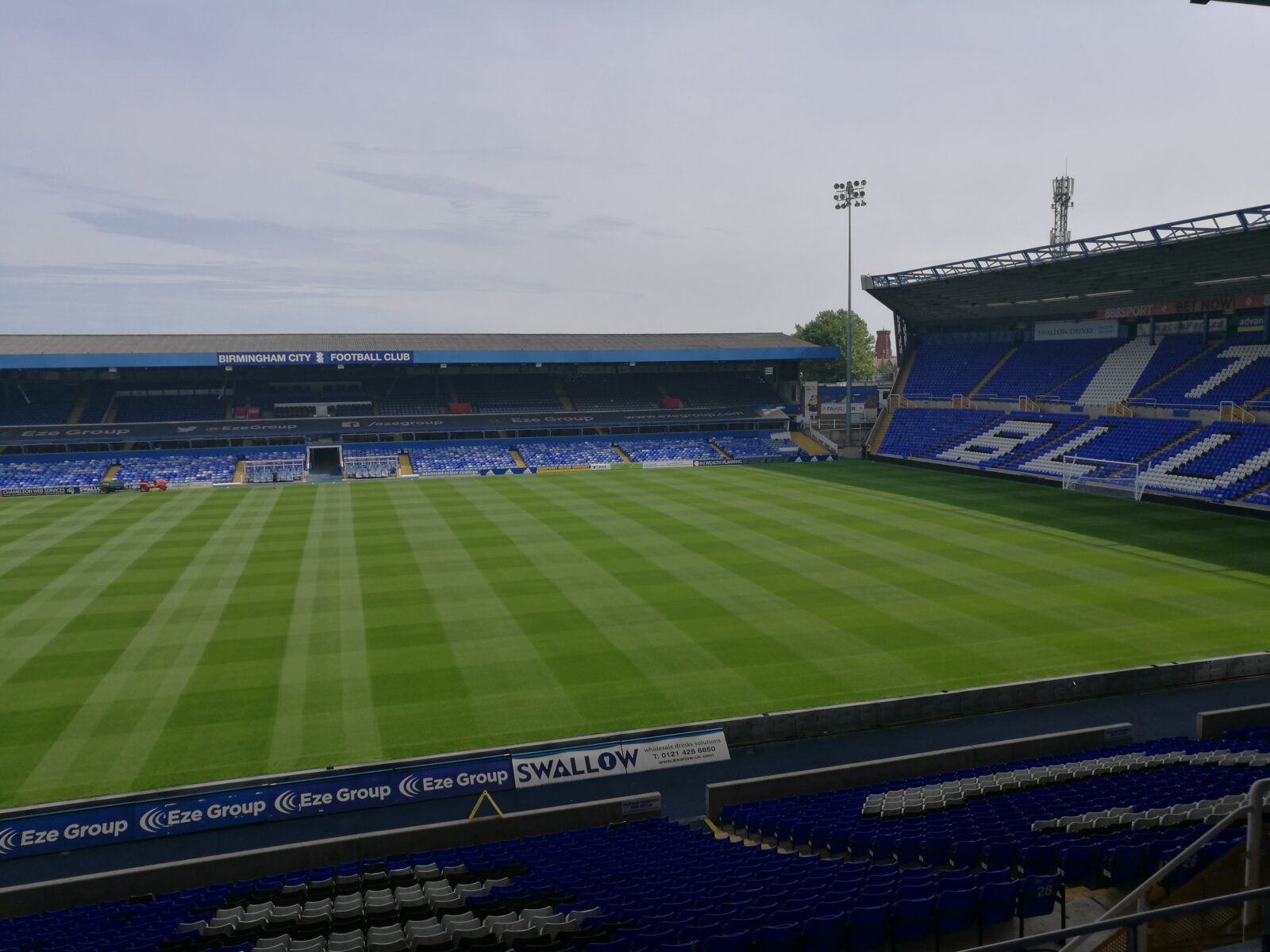 Testimonial Filming At Birmingham City Football Club