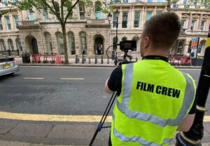 video campaign filming for FLR Group