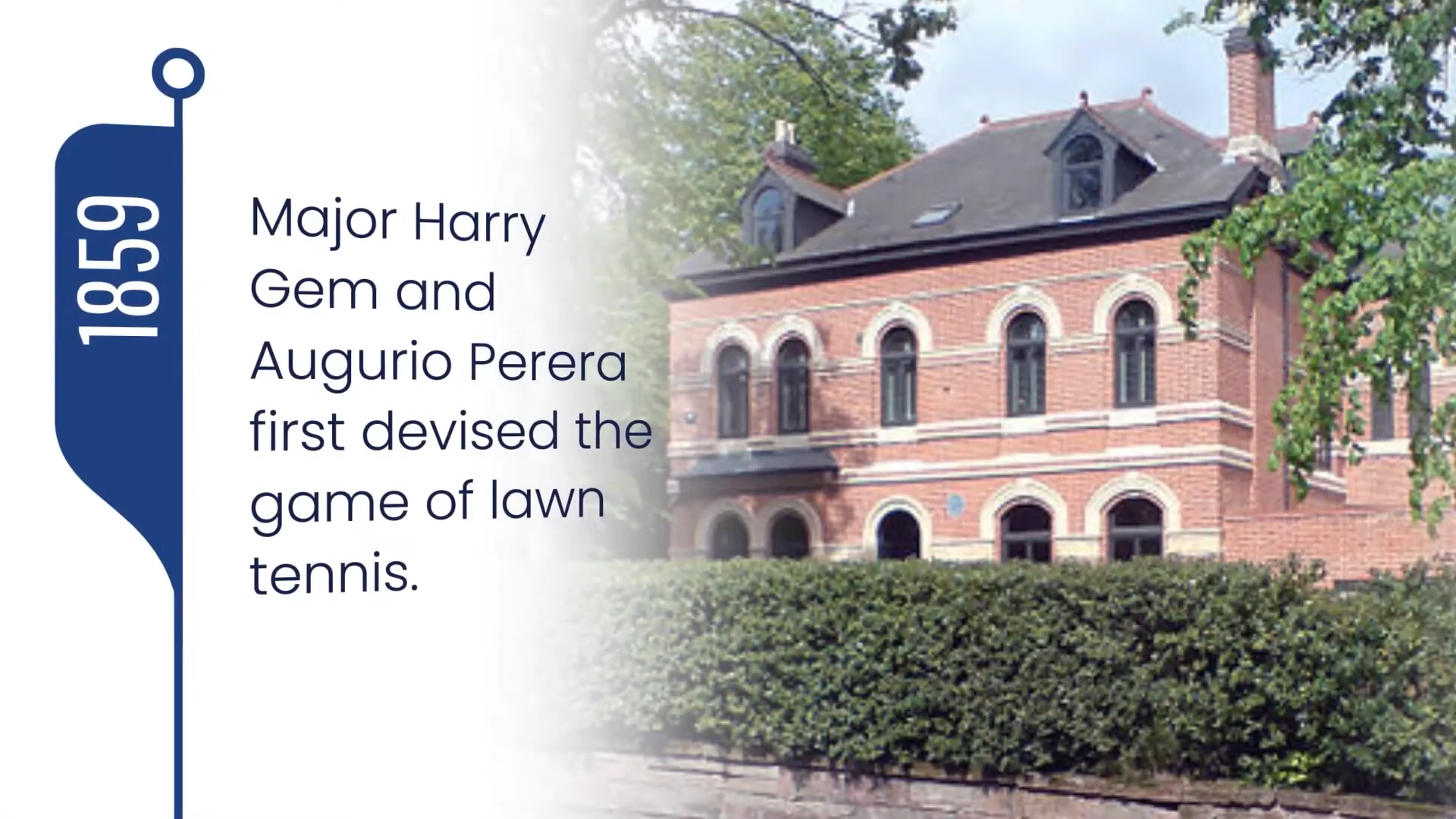 Timeline of Edgbaston Club for 1859 explaining how it was founded.