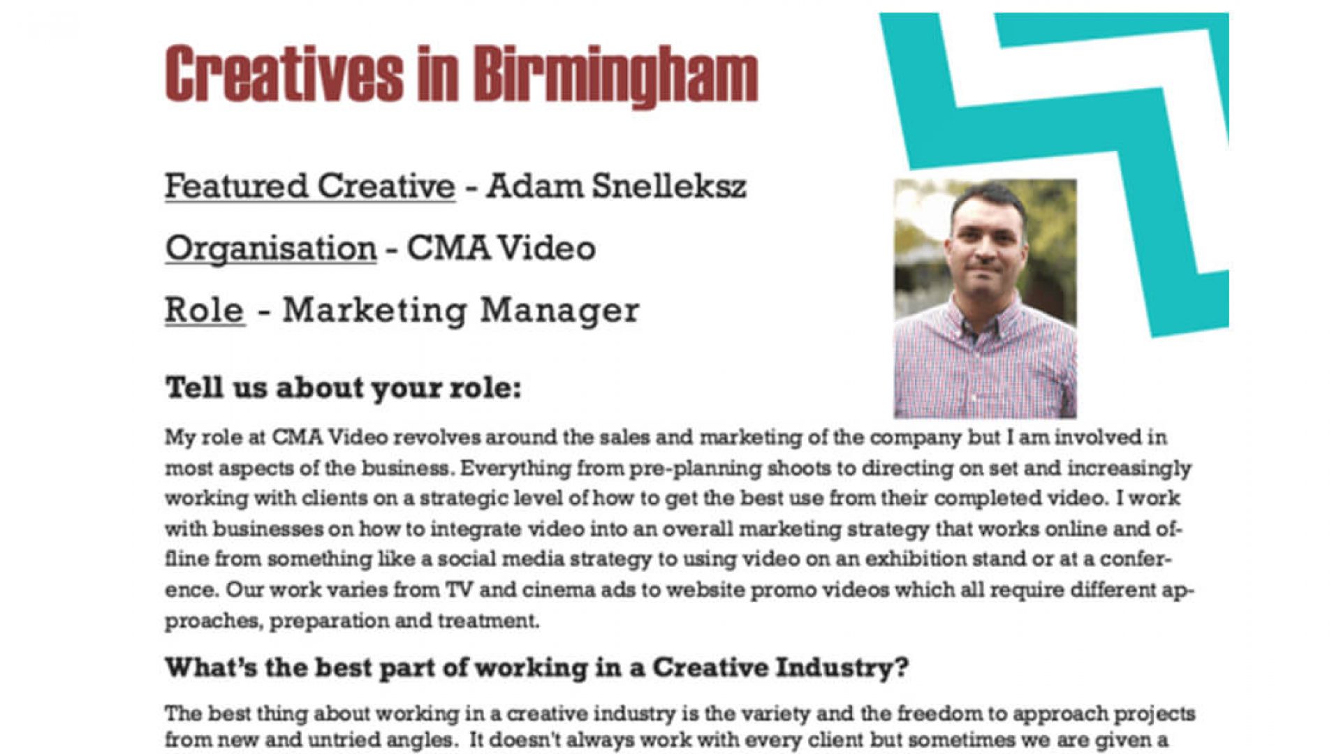 Creatives In Birmingham